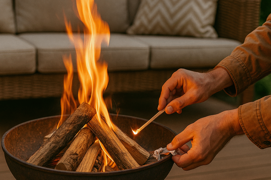 comment allumer un brasero