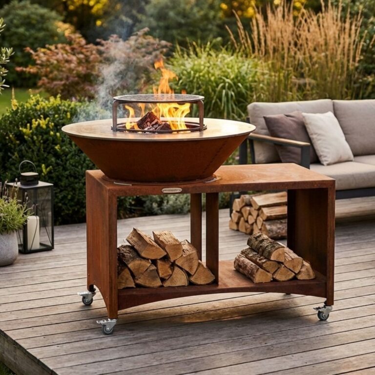Avis Barbecue Plancha Brasero « Cesar Premium » Ø 81 cm — Test 2026