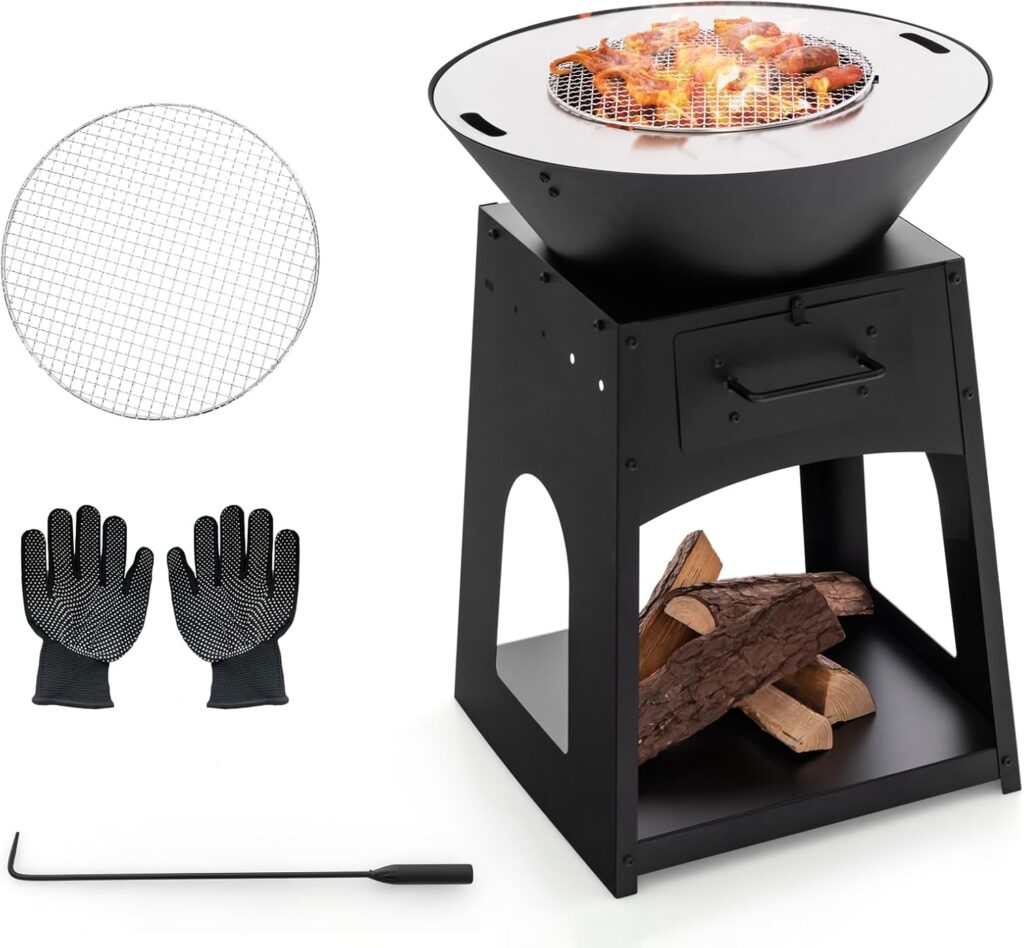 Avis Relaxdays Brasero Corten avec Couvercle 60 cm — Test Complet 2026