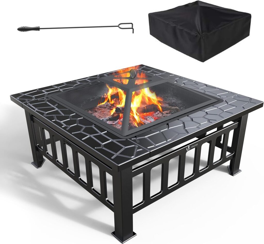 Avis VOUNOT® 81x81cm — Le brasero carré à 80 € qui surprend