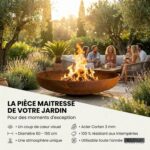 Avis MOODZ Braséro Corten Ø 100 cm 3 mm — Test Complet 2026