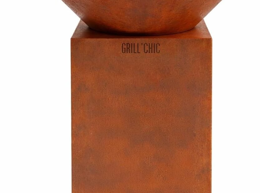 Brasero Grill'Chic - auvergnat corten normal rond