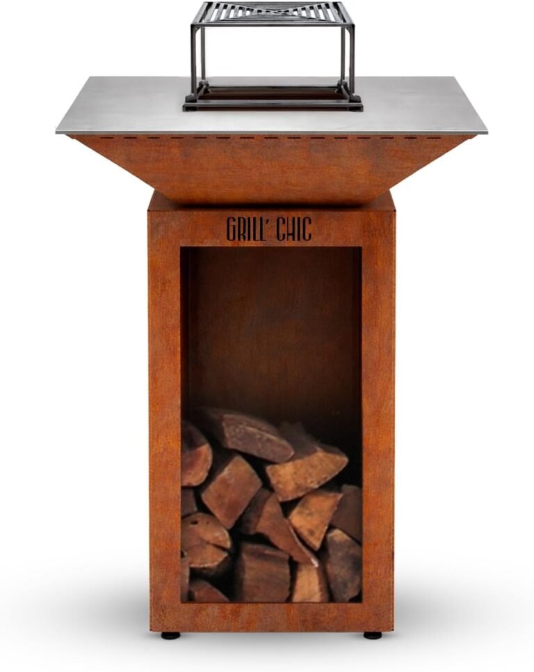 Avis Brasero Grill&rsquo;Chic Cévenol Corten Bois Carré — Pack Privilège 74 cm (2026)