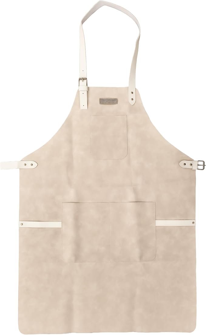 Tablier de cuisine en cuir Le Bouscatier