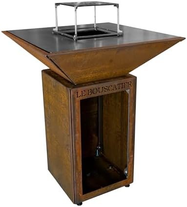 Avis brasero Le Bouscatier — vue studio acier corten