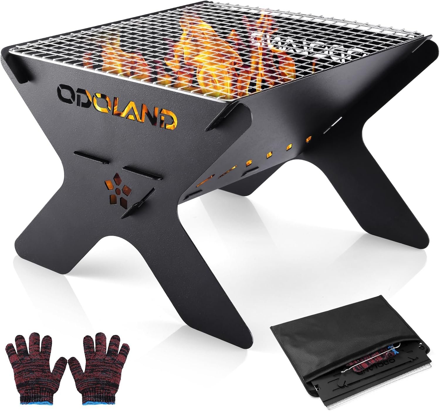 Odoland Camping Fire Pit — brasero sans fumée budget
