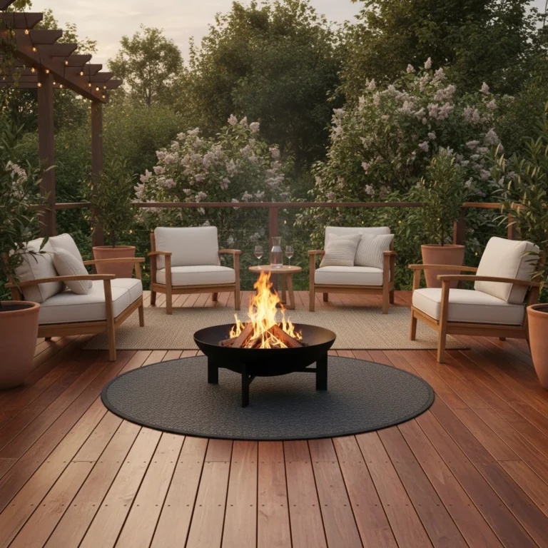 Comment protéger sa terrasse en bois avec un brasero