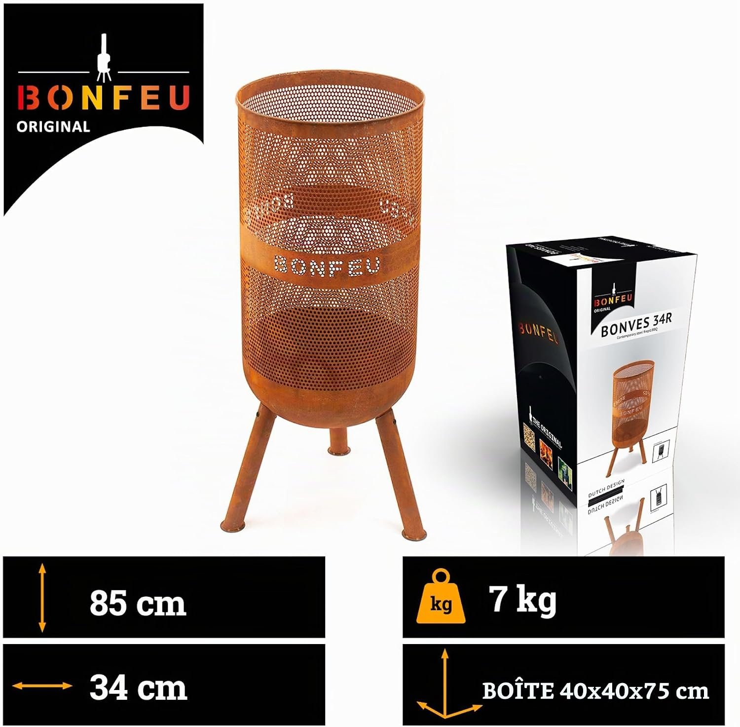 BonFeu BonVes : vue détaillée du foyer